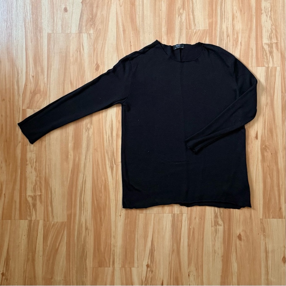 Bershka Black Long Sleeve Tee